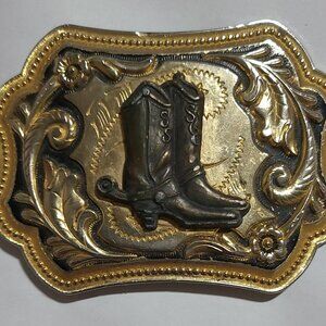 Great American Buckles HT-2421 Dakota Territory Belt Buckle Western Boot & Pouch